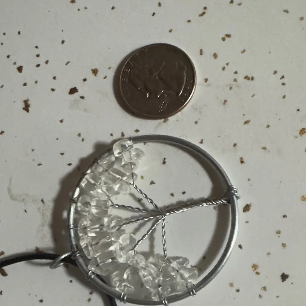 Elegant Silver Tree of Life Necklace - Picture 2 of 2
